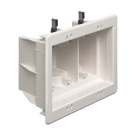 electrical recessed wall boxes|recessed electrical outlet for range.